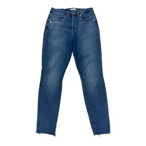 Good American Blue Good Leg High Rise Skinny Jeans 14